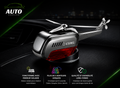 AirCopter™ – Diffuseur de Parfum Voiture Solaire à Rotation Automatique