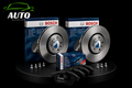 BOSCH Kit disques + plaquettes arrière - Renault Clio