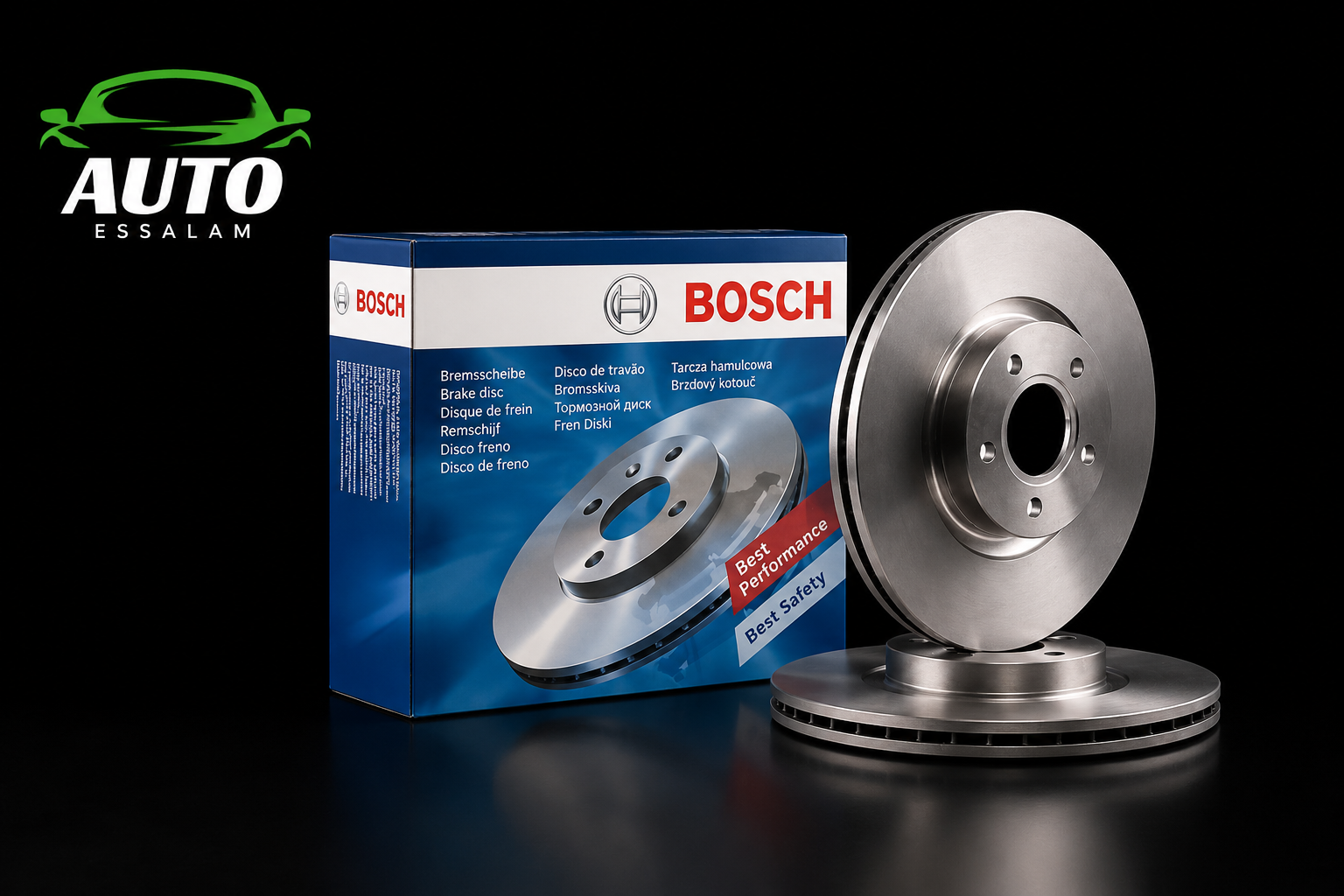 Disque de frein avant ventilé - Ford Focus BOSCH