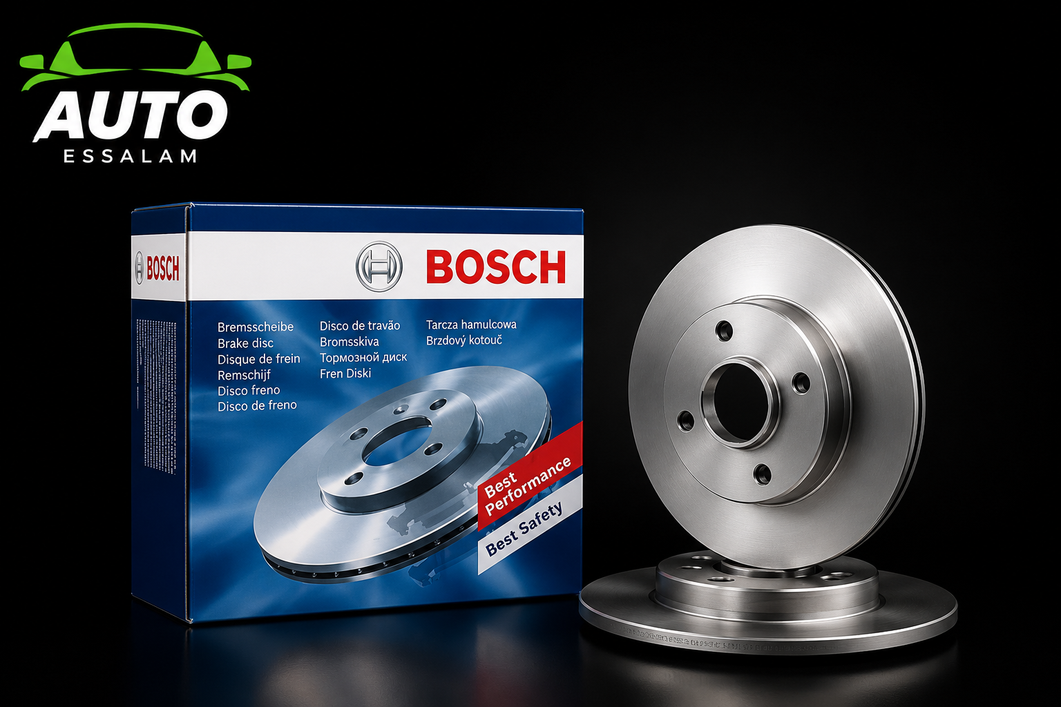 Disque de frein arrière - Citroën C3 BOSCH