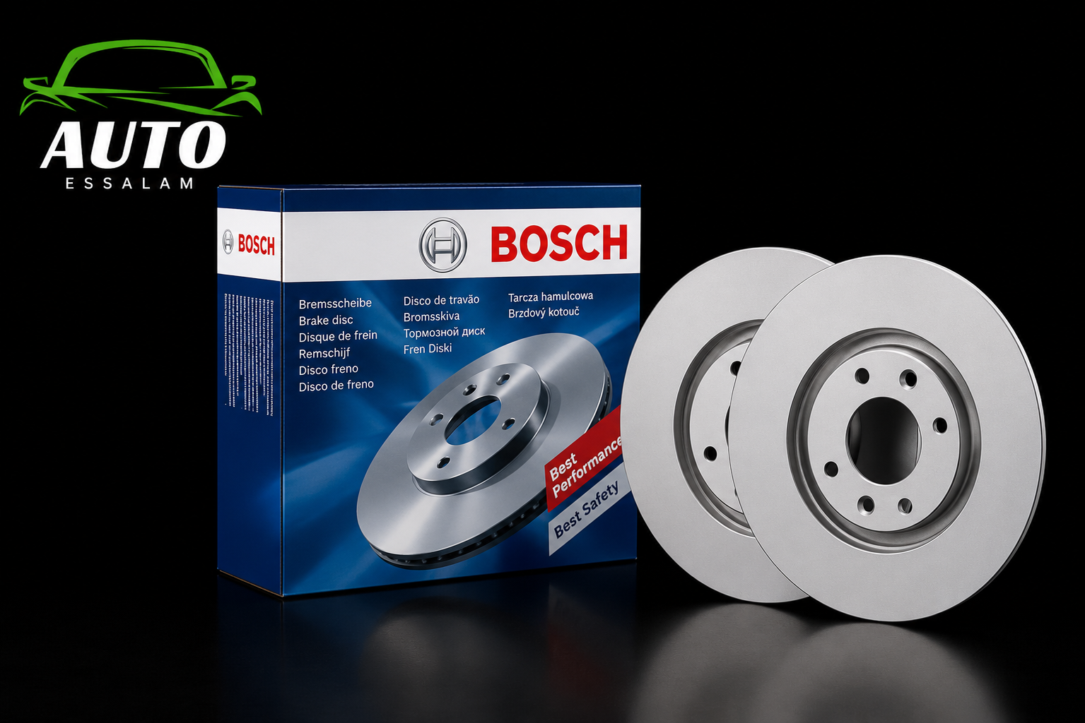 Disque de frein avant - Toyota Yaris / Corolla BOSCH