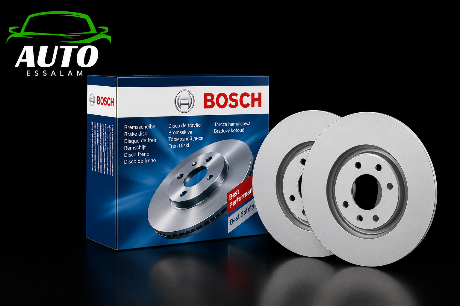Disque de frein arrière - Renault Clio / Megane BOSCH