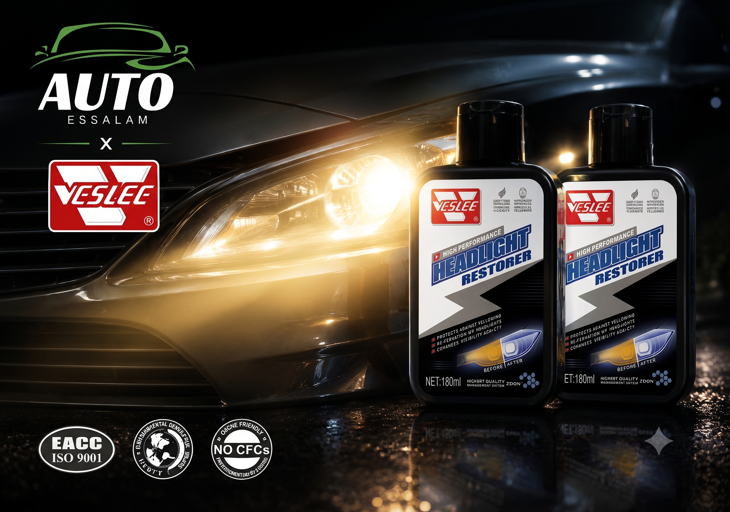 VESLEE Headlight Restorer